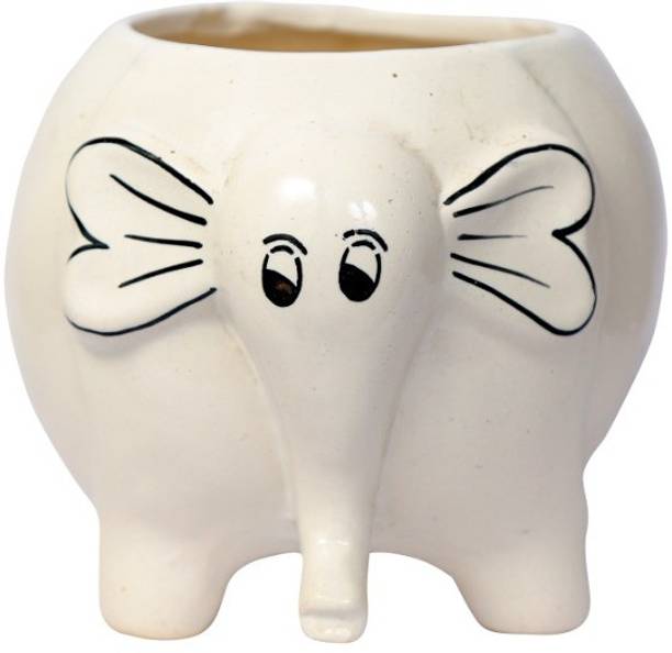 OriginalCeramics Elephant Ceramic pot || Plant Container Set Plant Container Set