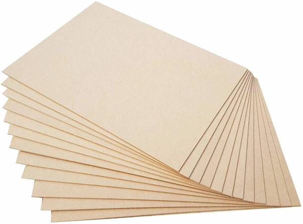 woodcraft Wood MDF Board Sheets, 2mm Thickness, Size 16X12 inch - Pack of 6 Ash Japanese Wood Veneer
