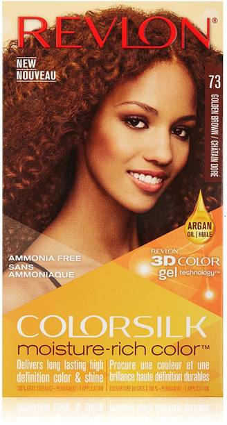 Revlon 3D Colorsilk Moisture Rich Hair Colour Golden Brown , Brown