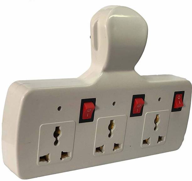 Kedy Extension Board Multi Plug Fuse Extension Board Switch with Individual Switches, LED Indicators and Spike Guard Three Pin Plug