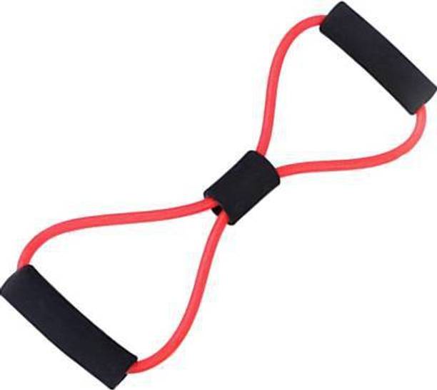 mitsu Stretchable Pull Rope Rubber Exerciser Resistance Tube (Multicolor) Resistance Tube