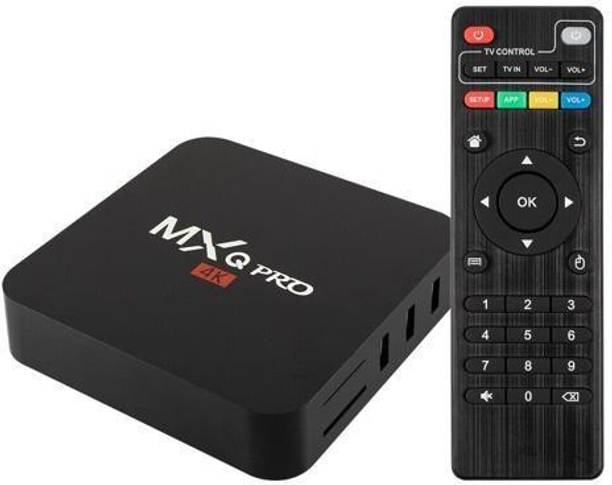 Crystal Digital MXQ Pro 4K 64-bit Android Smart TV Streaming Box 1GB Media Streaming Device