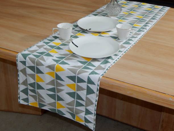 Home Colors.in Multicolor 152 cm Reversible Table Runner