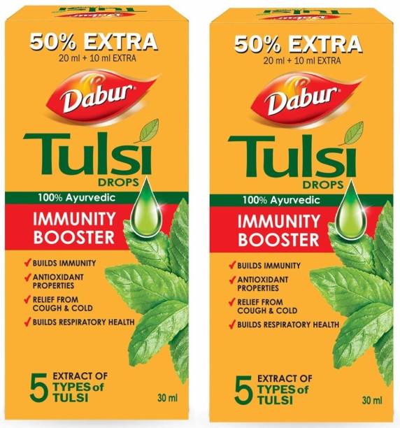 Dabur Tulsi Drops Immunity Booster (Pack of 2)