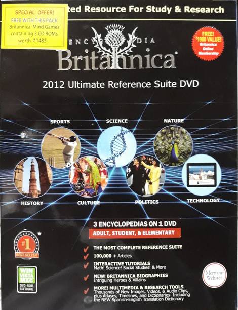 Encyclopaedia Britannica 2012 Ultimate Reference Suite DVD