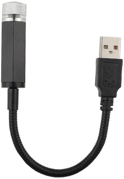 AuTO ADDiCT Car Atmosphere Lamp, 360° Rotation&Multi-Angle Adjustment Star Projection USB Ceiling Roof Light Car Fancy Lights