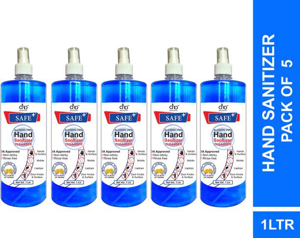 DNA Lifestyle Safe+  Cleanser - 1 ltr Hand Sanitizer Bottle