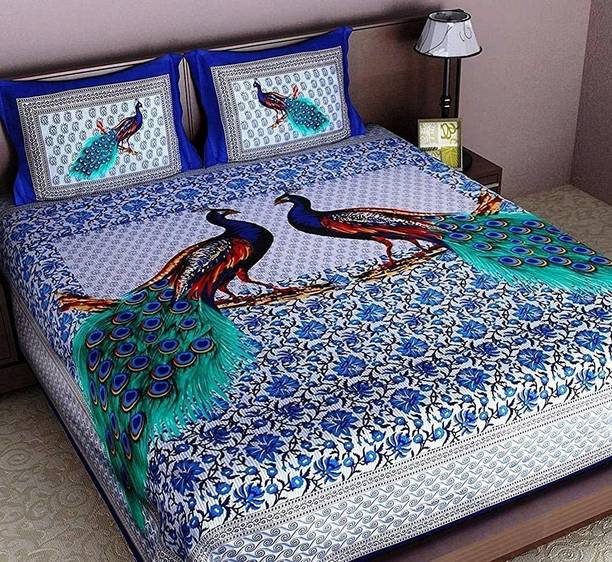Devatwal Fashion Cotton Double Bed Cover