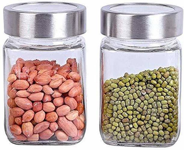 Adhunyk Glass Grocery Container  - 300 ml