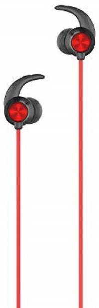 Pebble Heavy Bass Snug fit Wired Earphones with Inbuilt Mic (Red) Wired