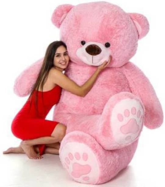 Mowgli 3 Feet Very Cute Long Soft Hugable American Style Teddy Bear Best For Gift - 90 cm (Pink)  - 34 inch