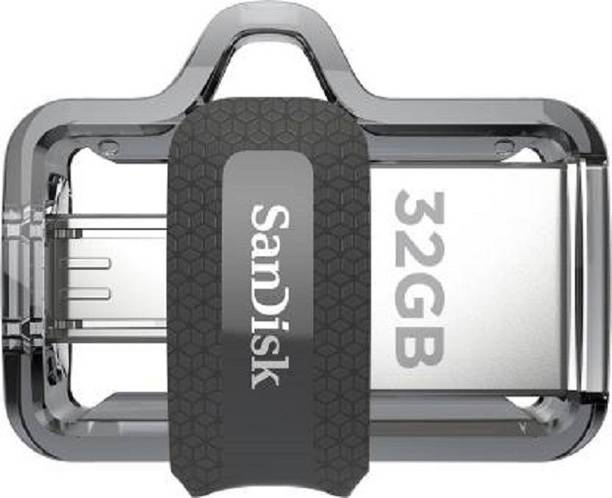 SanDisk Ultra Dual OTG Flash Drive 32 GB Pen Drive Compatible with Laptop USB 3.0 Plastic Case