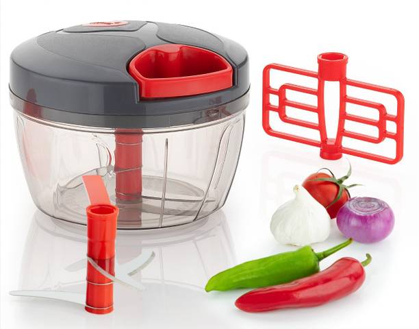 3D METRO SUPER STORE Stovekraft New Handy Mini Plastic Chopper Vegetable & Fruit Chopper