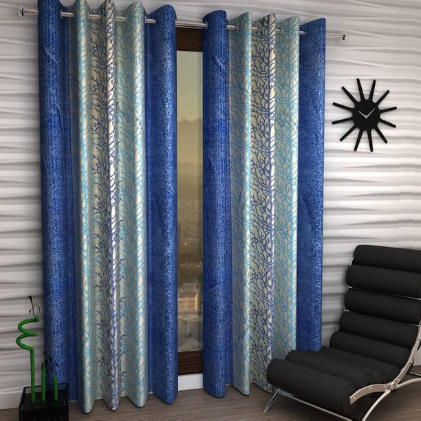 Divine Homez 213.3 cm (7 ft) Polyester Door Curtain (Pack Of 2)