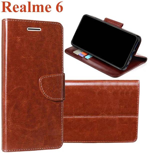 Openbuy Flip Cover for Realme 6