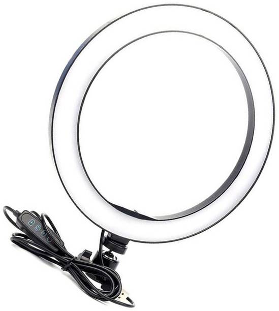 Wanzhow PRESENTING NEW QUALITY OF BIG SELFIE RING LIGHT 26cm Ring Lamp Flash Led Light USB Photography Lighting Lamp for Camera Smartphone Studio live streaming,3 Light Modes Brightness Level Dimmable LED Camera Ring Light for Photo and Video,USB charger New Selfie Ring Light Flash Led Camera Phone Photography Enhancing Photography for Smartphone Work with most devices that support USB ports BEST SELFIE RING LIGHT FOR WHO LOVE TAKING PHOTO AND VIDEO Ring Flash