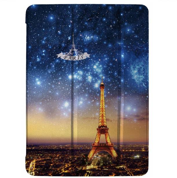 DuraSafe Cases Flip Cover for iPad 5 2017 / iPad 6 2018 / Air 2 2014 / Air 1- 9.7 Slim Sleep / Wake Printed PC Cover