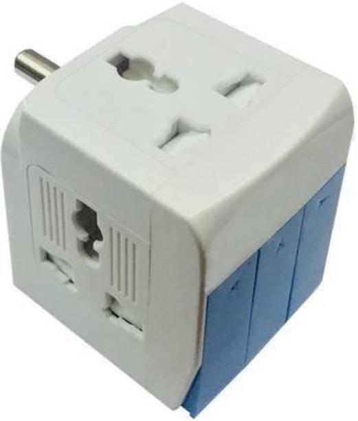 Shayona Mall 3-in-1 Universal Travel Adapter Multi-Plug with Individual Switch Three Pin Plug