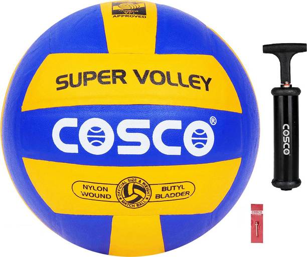 COSCO Super Volley With Pump And Niddle Volleyball - Size: 4