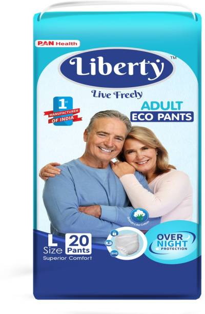 Liberty Eco pants,(75-100 Cms | 30-39 inches) Adult Diapers - L