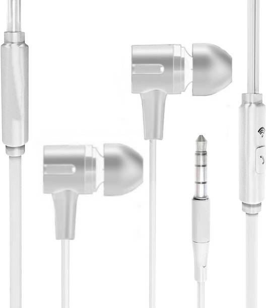 SPN High Bass Earphones For All Smartphones Earbuds With Mic Wired