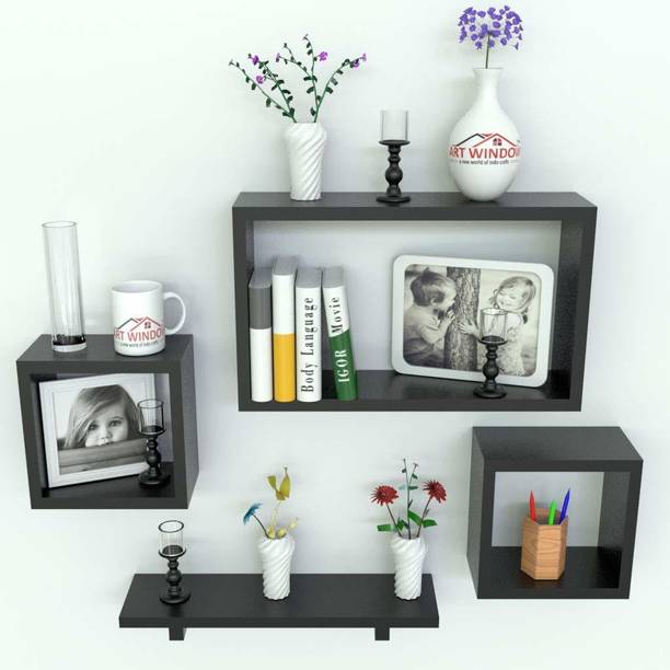 classiconline Set of 4 Engineered Wood Display Unit