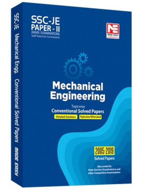 Ssc Je Mechanical Engineering(2020) - Previous Year Conventional Solved Papers