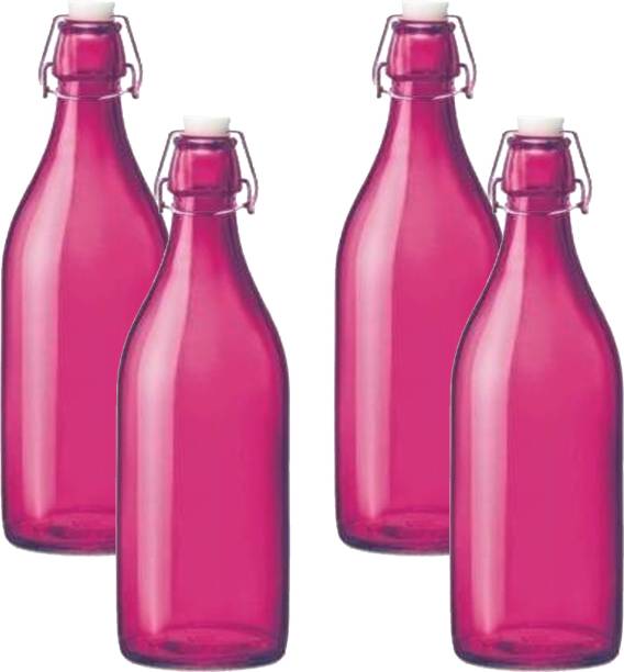 Flipkart SmartBuy Hygienic Air Tight Glass Water Bottle, Milk Bottle, Juice Bottle 1000 ml Bottle 1000 ml Bottle