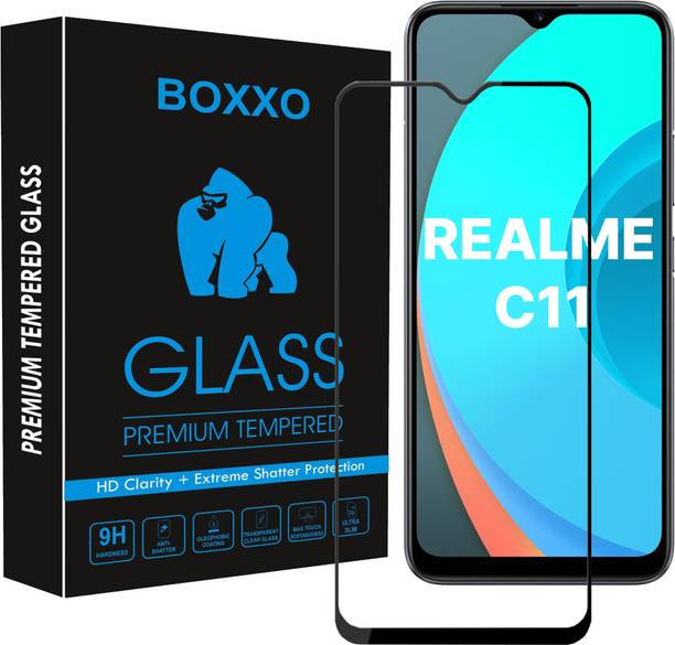 Boxxo Edge To Edge Tempered Glass for Realme C11