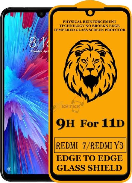 GORILLA FIVE Edge To Edge Tempered Glass for , Redmi Y3