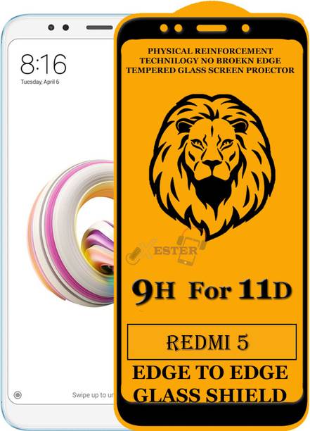 GORILLA FIVE Edge To Edge Tempered Glass for Mi Redmi 5