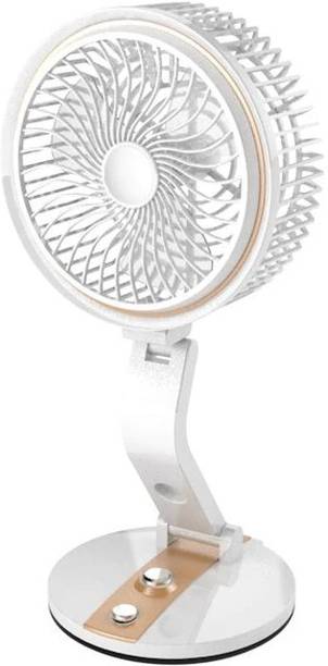 Onshoppy Folding Rechargeable Fan With Powerful LED Light And Multifunction Foldable Angle With USB Charging And AC Charging Port. Folding Rechargeable Fan With Powerful LED Light And Multifunction Foldable Angle With USB Charging And AC Charging Port. USB Fan
