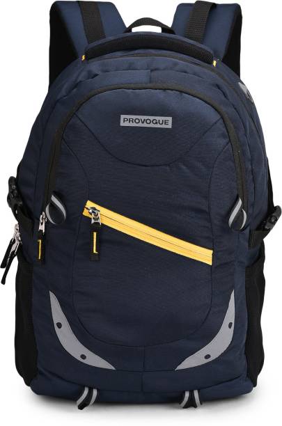 PROVOGUE unisex spacy with rain cover and reflective strip 35 L Laptop Backpack