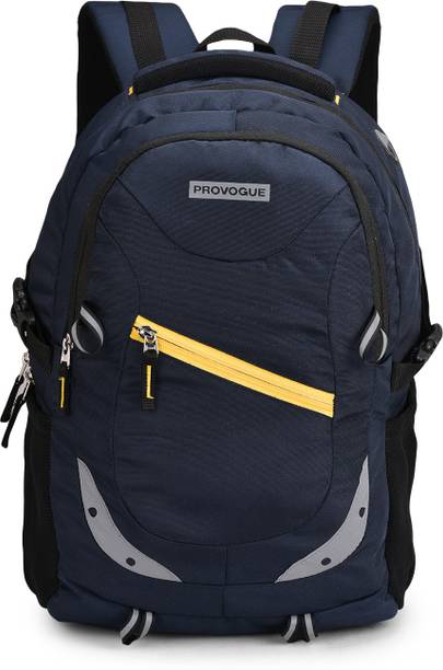 PROVOGUE unisex spacy with rain cover and reflective strip 35 L Laptop Backpack