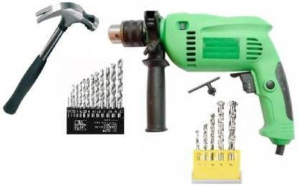 ZOLDYCK Drill Machine 13mm With Curved Claw Hammer And Bits Drill Machine 13mm With Curved Claw Hammer And Bits Hammer Drill