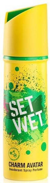 SET WET Charm Deodorant Spray  -  For Men