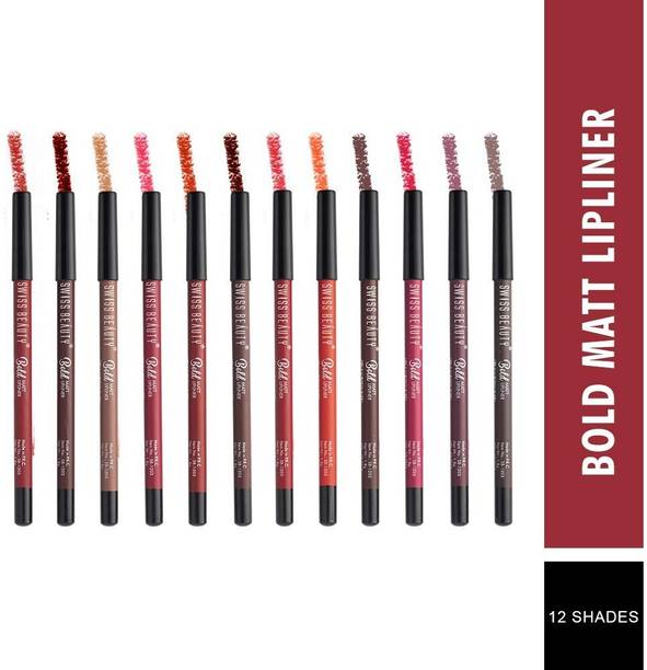 SWISS BEAUTY bold matt lipliner 12 color