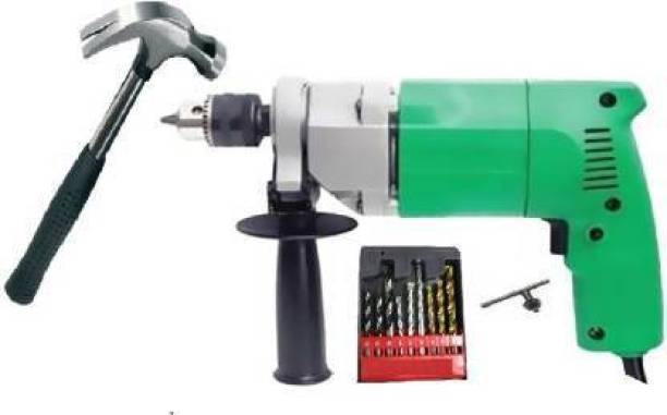 ZOLDYCK 13mm Eid Drill Machine With Bits And Hammer Power &amp; Hand Tool Kit