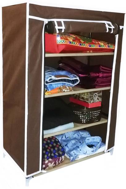 CMerchants STORAGE WARDROBE-S5 PP (Polypropylene) Collapsible Wardrobe