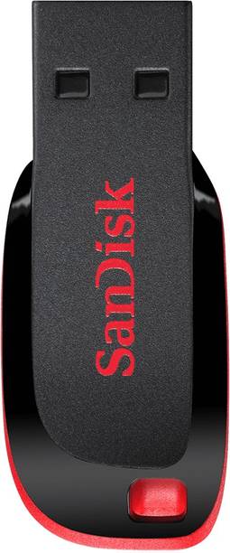 SanDisk Cruzer Blade 16GB Pendrive 16 GB Pen Drive Compatible with Laptop, Audio Player, Gaming Console, Tablet, Desktop Computer, Television, Mobile, Netbook USB 2.0 Plastic Case