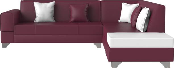Rajgarhwala Furnitures Saratov Leatherette 6 Seater  Sofa