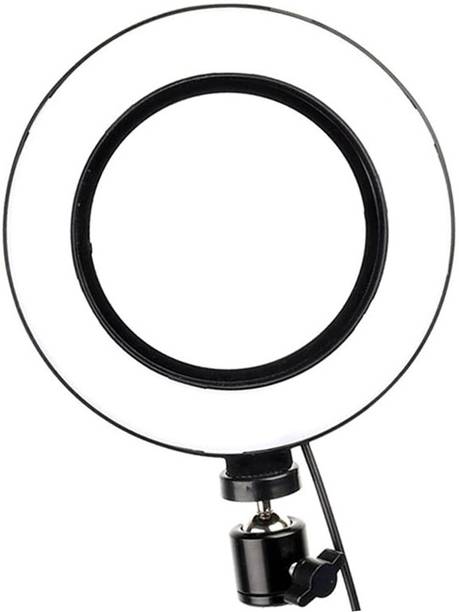 Wanzhow New Arrival Selfie Ring Light with Tablet Holder & Cell Phone Holder - Ring Light for ios & Android, Ring Light for Live Stream/ Makeup, YouTube, Video, Photography, Vlogging, Live Streaming etc. Ring Flash