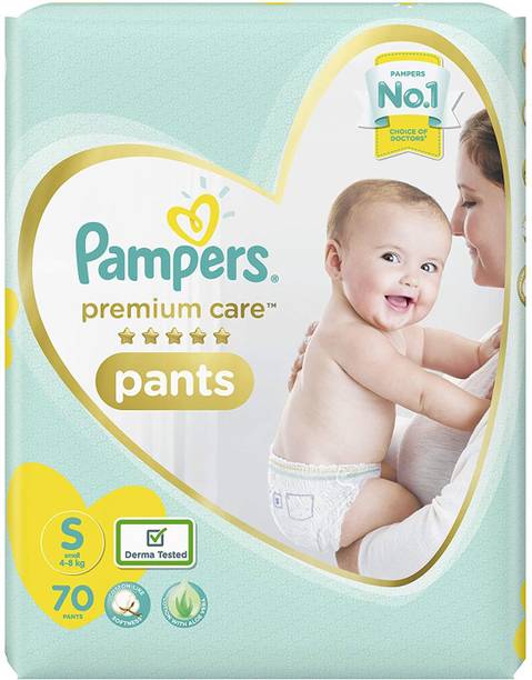 Pampers Premium Care Pants Diapers, Small, 70 Count - S