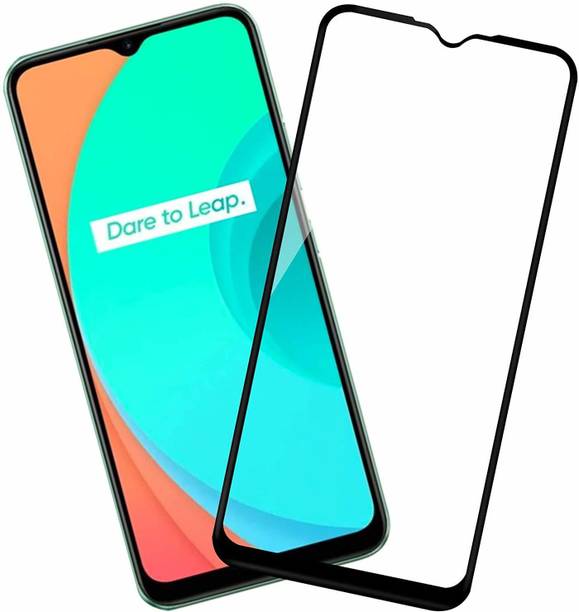 EITANSHA CREATION Edge To Edge Tempered Glass for realme c11, Realme C11