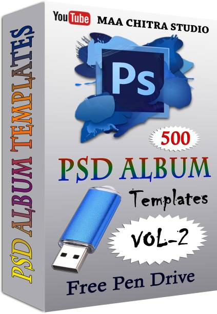 Adobe Photoshop Psd Album Templates 500 Pieces