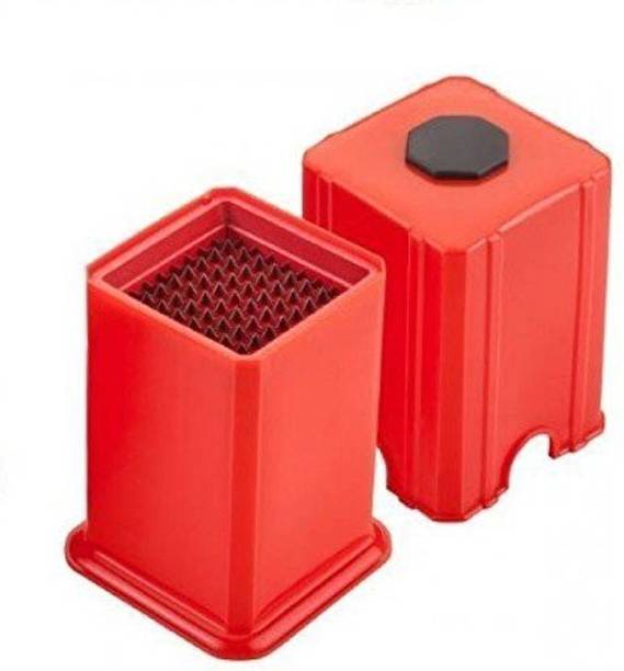 richview Potato Chipser French Fries Chips Maker Machine Snacks Finger, Potato Finger Chips Cutter (Red) Vegetable Slicer