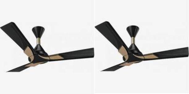 Orient Electric CEILING FAN 1200MM WENDY METALLIC BLACK GOLD with 2 Year Warranty Ultra High Speed 1200 mm Ceiling Fan