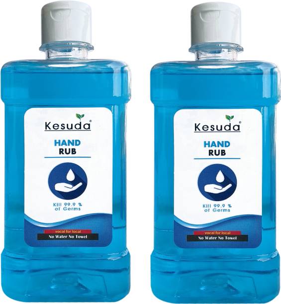KESUDA 2*500ml LIQUID hand sanitizer with flipflop cap Hand Rub Bottle