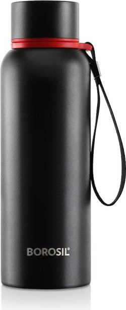 BOROSIL Hydra Trek Vacuum Insulated Water Bottle, 20 hrs Hot n 24 hrs Cold 700 ml Flask
