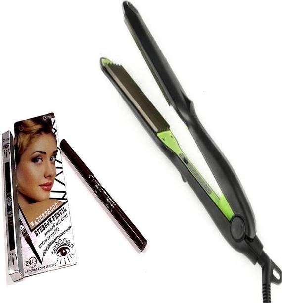 JGJ HAIR CRIMPER 8240 WITH 1 EYE BROW PENCIL Electric Hair Styler
